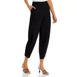 Best deal 🎁 AQUA Cotton Barrel Leg Utility Pants Black 🎁