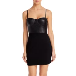 Wholesale 🔥 AQUA Corset Top Mini 👗 Dress - 100% Exclusive Black 👏