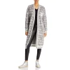 Cheapest 🧨 AQUA Loved Smile Intarsia Duster Cardigan - 100% Exclusive Light Gray 👏