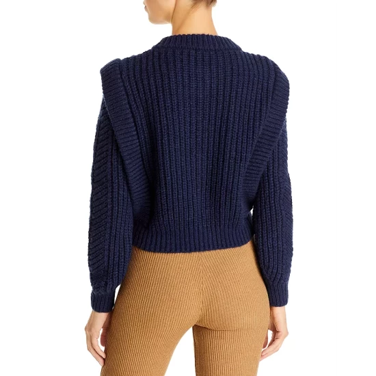 Flash Sale ๐ AQUA Novelty Stitch Cardigan - 100% Exclusive Navy ๐ฅ - Image 2