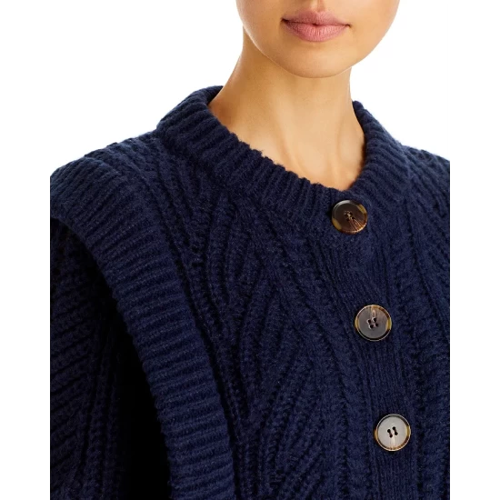 Flash Sale ๐ AQUA Novelty Stitch Cardigan - 100% Exclusive Navy ๐ฅ - Image 3