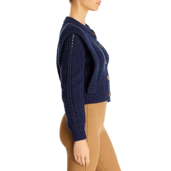 Flash Sale ๐ AQUA Novelty Stitch Cardigan - 100% Exclusive Navy ๐ฅ - Image 4