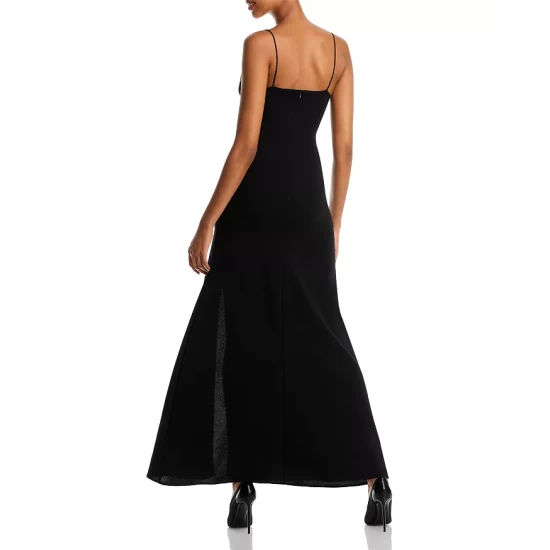 Best Sale ๐ AQUA V-Neck Maxi ๐ Dress - 100% Exclusive Black ๐คฉ - Image 3