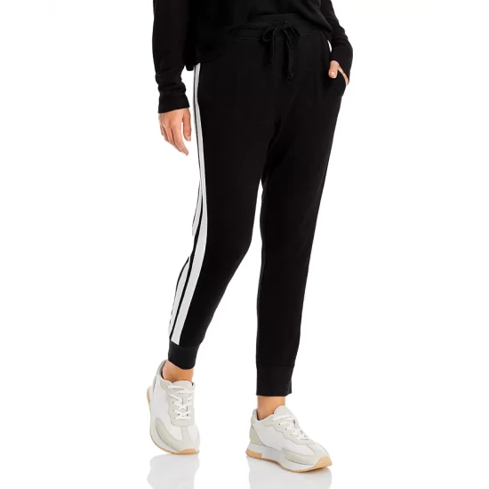 Hot Sale 🛒 AQUA Side Stripe Knit Sweatpants - 100% Exclusive Sage/black 🛒 - Image 2