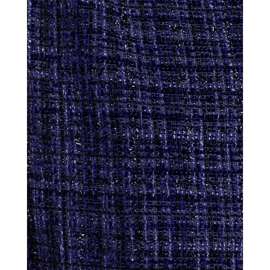 Best deal ❤️ AQUA Heart Patch Metallic Tweed Jacket - 100% Exclusive Navy ❤️ - Image 7