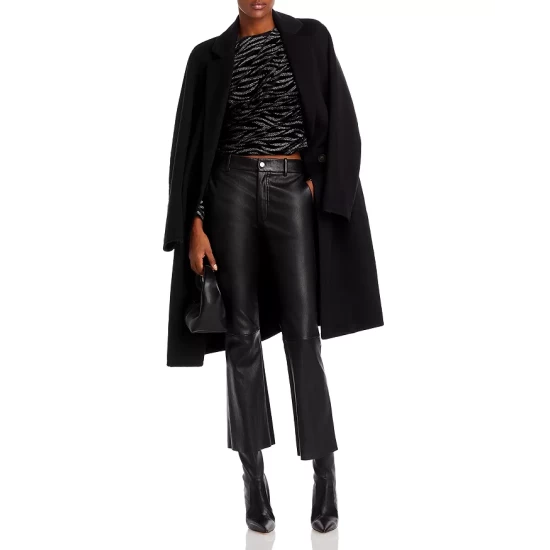 Brand new ๐ AQUA Metallic Animal Print Velvet Crop Top - 100% Exclusive Black ๐คฉ - Image 3