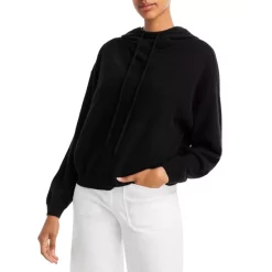 Flash Sale 🤩 AQUA Drop Shoulder Cashmere Hoodie - 100% Exclusive Light Gray 🥰