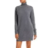 Top 10 🌟 AQUA Turtleneck Cashmere 👗 Dress - 100% Exclusive Medium Gray 🥰