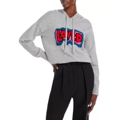 Best Sale 🛒 AQUA Loved Graphic Pullover Hoodie - 100% Exclusive Gray 🎁