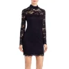Buy 🤩 AQUA Lace Mock Neck 👗 Dress - 100% Exclusive Black 😉