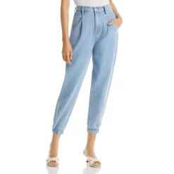 Cheap 😉 AQUA High Rise Balloon 👖 Jeans In Light Wash - 100% Exclusive 👏
