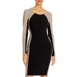 New 😍 AQUA Beaded Shift 👗 Dress - 100% Exclusive Black/nude/silver 🎉