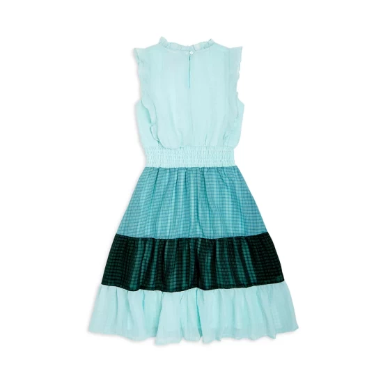 Best reviews of π₯ AQUA π§ Girls' Color Block Flutter Maxi π Dress, Big Kid - 100% Exclusive Green β - Image 2