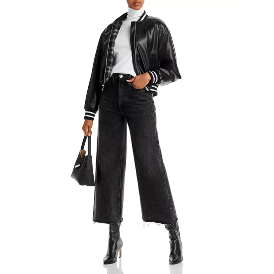 Flash Sale ⌛ AQUA Relaxed Fit Bomber Jacket - 100% Exclusive Black 🤩 - Image 2