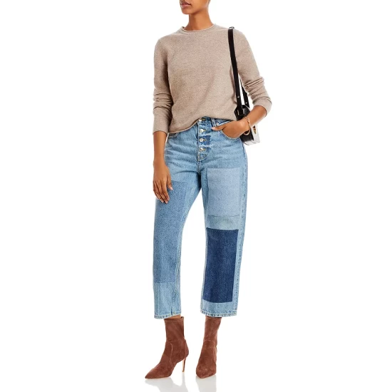 Promo 🥰 AQUA Rolled Edge Cashmere Sweater - 100% Exclusive ⌛ - Image 2