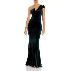 Deals 🤩 AQUA Velvet One-Shoulder Gown - 100% Exclusive Hunter 🧨
