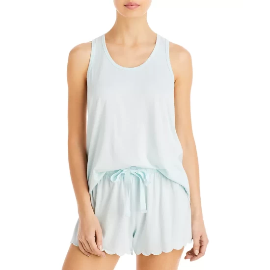 Budget 🔔 AQUA Scalloped Short Pajama Set - 100% Exclusive Light Blue 🥰