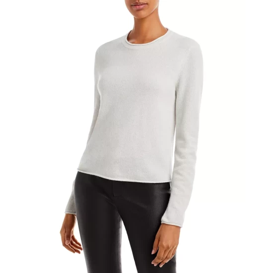 Promo 🥰 AQUA Rolled Edge Cashmere Sweater - 100% Exclusive ⌛ - Image 8