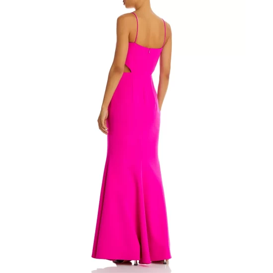 Top 10 ๐งจ AQUA Scuba Crepe Side Cutout Gown - 100% Exclusive Fushia ๐ - Image 2