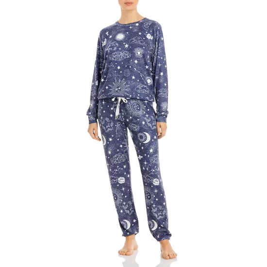 Deals π AQUA Printed Lounge Set - 100% Exclusive Navy π₯ - Image 6