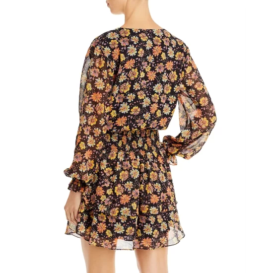 Cheapest โญ AQUA Chantal Floral Print ๐ Dress - 100% Exclusive Multi ๐งจ - Image 3