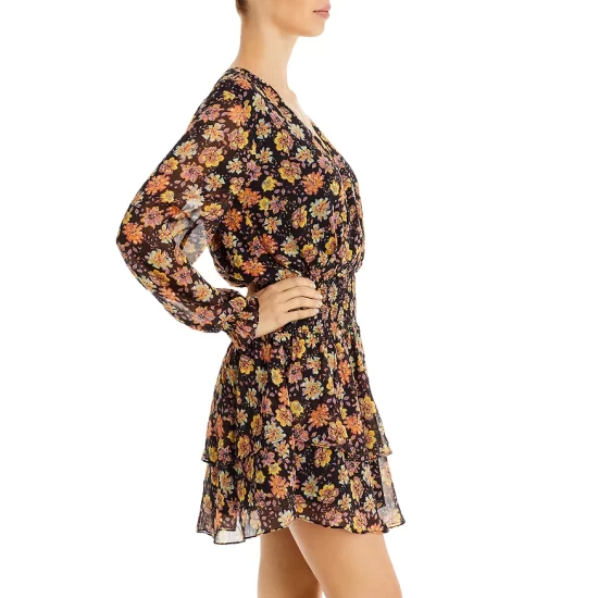 Cheapest โญ AQUA Chantal Floral Print ๐ Dress - 100% Exclusive Multi ๐งจ - Image 5