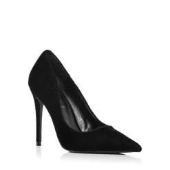 Top 10 😍 AQUA 👩 Women's Britv Pointed Toe High Heel Pumps - 100% Exclusive Black Velvet 👏