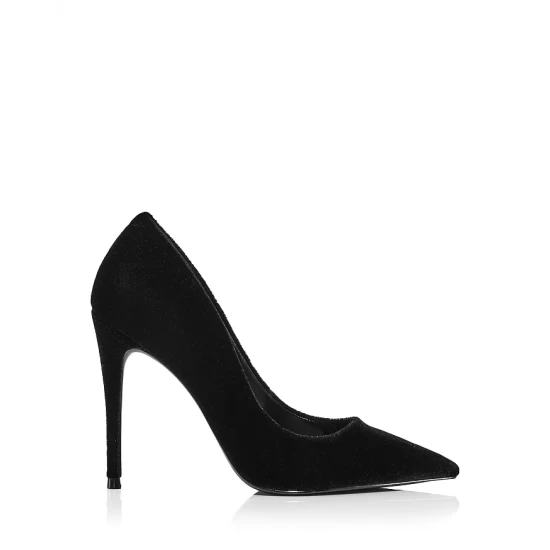 Top 10 ๐ AQUA ๐ฉ Women's Britv Pointed Toe High Heel Pumps - 100% Exclusive Black Velvet ๐ - Image 2