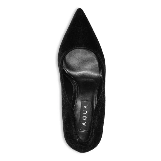 Top 10 ๐ AQUA ๐ฉ Women's Britv Pointed Toe High Heel Pumps - 100% Exclusive Black Velvet ๐ - Image 3