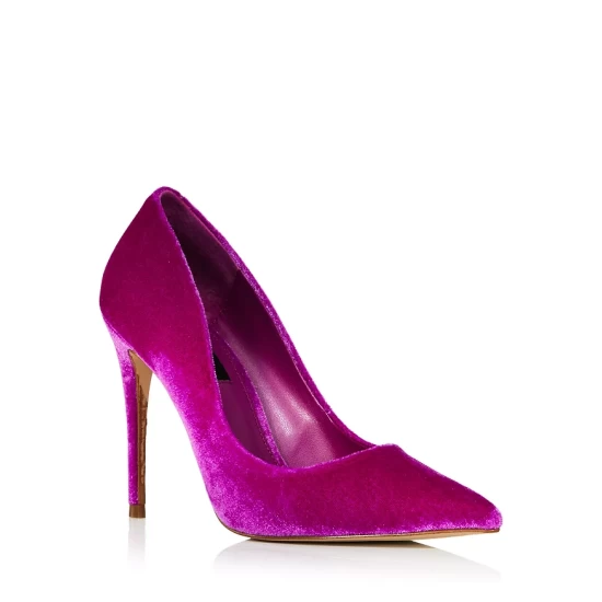 Top 10 ๐ AQUA ๐ฉ Women's Britv Pointed Toe High Heel Pumps - 100% Exclusive Black Velvet ๐ - Image 7