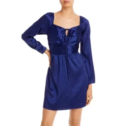 Brand new 🌟 AQUA Long Sleeve Sweetheart 👗 Dress - 100% Exclusive Navy ✨