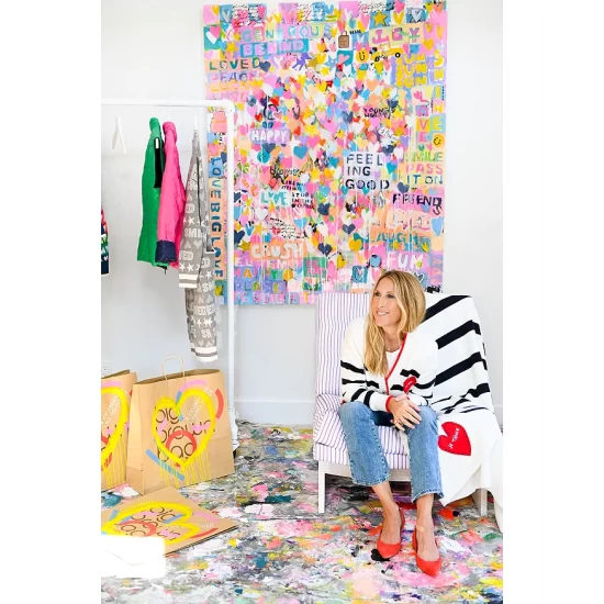 Deals โค๏ธ AQUA Striped Knit Throw - 100% Exclusive Blue/cream ๐งจ - Image 3