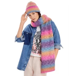 Wholesale 😍 AQUA Space Dyed Knit Scarf - 100% Exclusive Multi 🔔