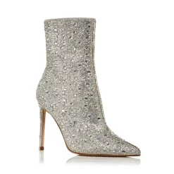 Outlet 🤩 AQUA 👩 Women's Gal Embellished High Heel Booties - 100% Exclusive Rhinestone 🎁