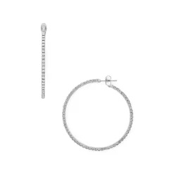 Coupon ⭐ AQUA Crystal Hoop Earrings - 100% Exclusive Gold 👏