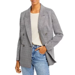Coupon 🎁 AQUA Glen Plaid Double Breasted Blazer - 100% Exclusive Black/white 👏