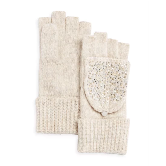 New ๐ AQUA Studded Poptop Mittens - 100% Exclusive Gray ๐ - Image 2