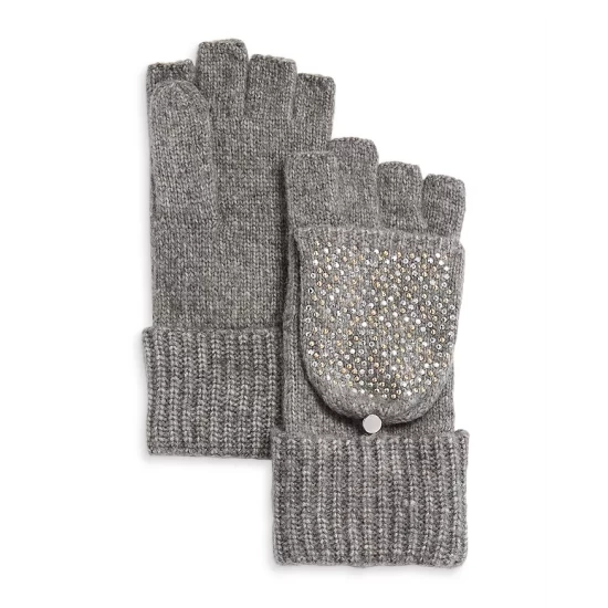 New ๐ AQUA Studded Poptop Mittens - 100% Exclusive Gray ๐ - Image 3