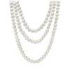 Buy 💯 AQUA Freshwater Pearl Strand Necklace In Sterling Silver, 60" - 100% Exclusive 🥰