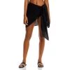 Brand new 🔔 AQUA Short Sarong Swim Cover-Up Black 🌟