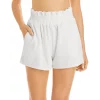 Brand new ✔️ AQUA Smocked Terrycloth Shorts - 100% Exclusive White ❤️