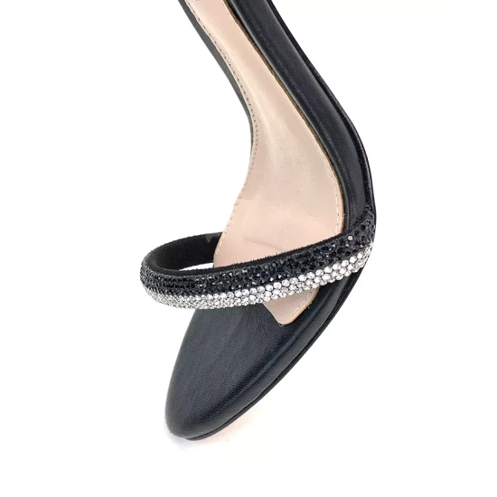 Outlet ๐ AQUA X SCHUTZ ๐ฉ Women's Olivia Ankle Strap High Heel ๐ฉด Sandals - 100% Exclusive Black ๐ฅ - Image 5