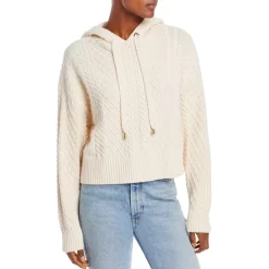 New 🤩 AQUA Cable Sweater Hoodie - 100% Exclusive Ivory 💯