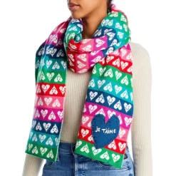 Discount 👍 AQUA Multicolor Heart Scarf - 100% Exclusive 👍