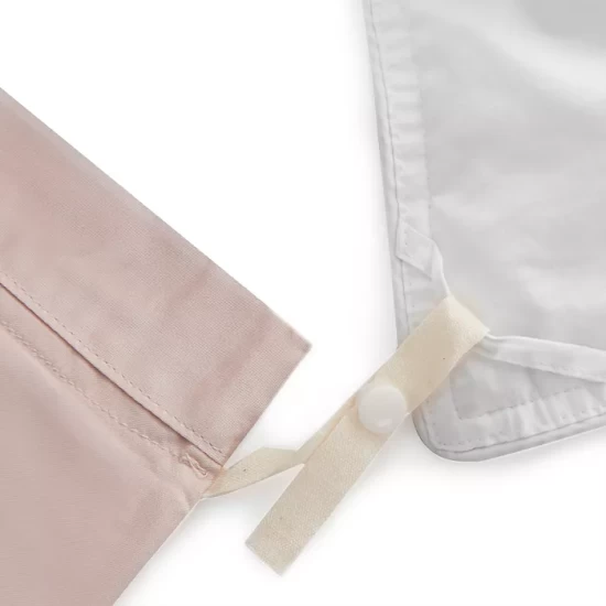 Deals 😉 AQUA Eucalyptus Duvet Cover, Queen - 100% Exclusive Snow White ✔️ - Image 4