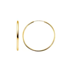 Outlet 🌟 AQUA Hoop Earrings In 18K Gold-Plated Sterling Silver Or Sterling Silver - 100% Exclusive 👏