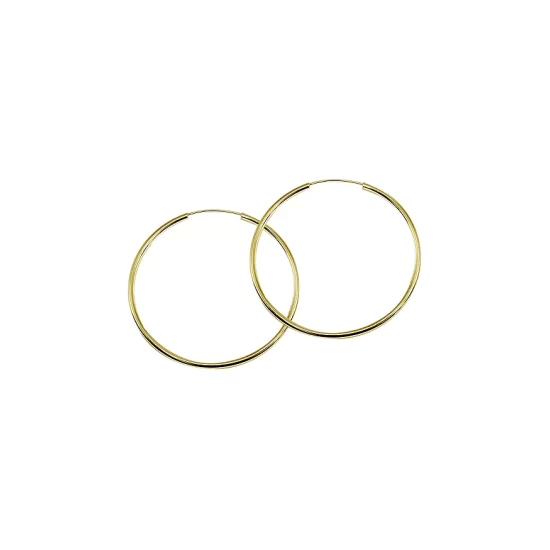 Outlet ๐ AQUA Hoop Earrings In 18K Gold-Plated Sterling Silver Or Sterling Silver - 100% Exclusive ๐ - Image 3