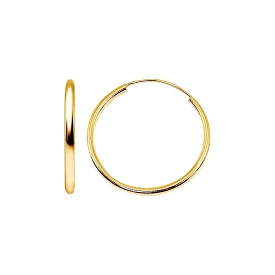 Outlet ๐ AQUA Hoop Earrings In 18K Gold-Plated Sterling Silver Or Sterling Silver - 100% Exclusive ๐ - Image 7