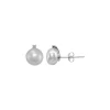 Best reviews of 🌟 AQUA Pavé & Cultured Freshwater Pearl Stud Earrings In Sterling Silver - 100% Exclusive White/silver ❤️