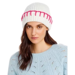 Buy 🎁 AQUA Whipstitch Cuff Knit Hat - 100% Exclusive Gray/purple 🎉